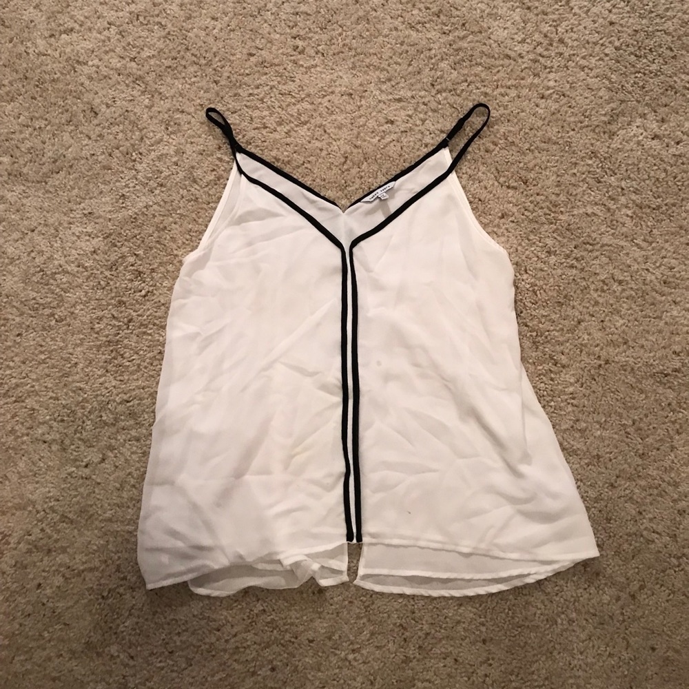 Naked Zebra Black and White Tank